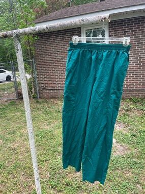 Scrub Pants  teal with Elastic Waist M1